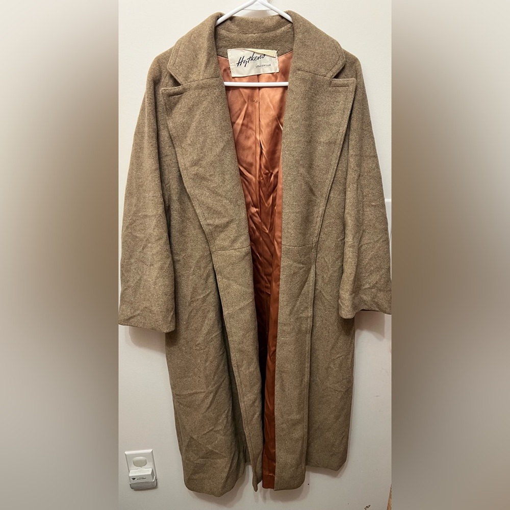 Vintage Rare Hytken’s Louisville Women's Brown Trench Coat
